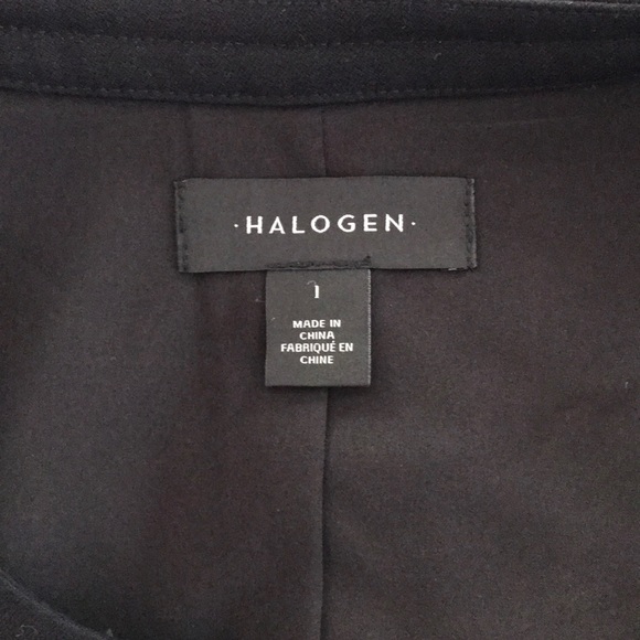 Nordstrom Halogen black peplum jacket - Picture 6 of 7